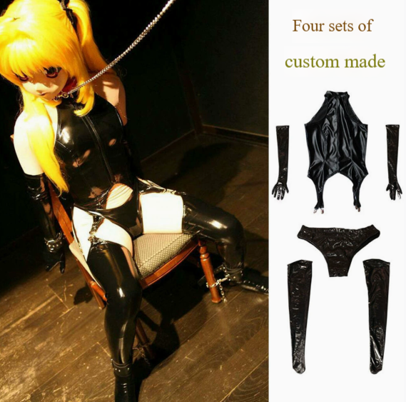 Meizu GD37 female student uniform one-piece cosplay role-playing nightclub latex ammonia sexy tight