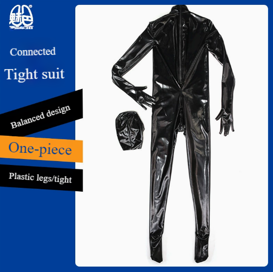 Meizu Color B20 Full Body Latex Rubber Tight Clothing Imitation Mirror European and American Leather