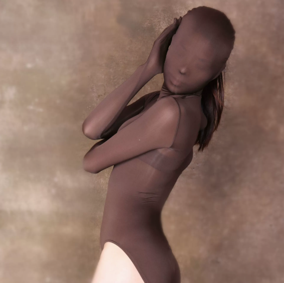 Meizu Cross border B17 Ice Silk Sexy Perspective Half Coated Women's Sex CD Cross dressing Body