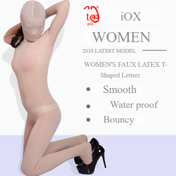 Meizu B10 Men's and Women's Lycra Perspective Fun Ice Silk Full Coated Bodysuit Love and S