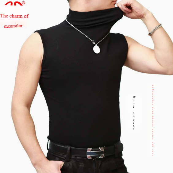 Sexy men's sleeveless high elasticity tight fitting vest NB19 street wear slim fit young man fa