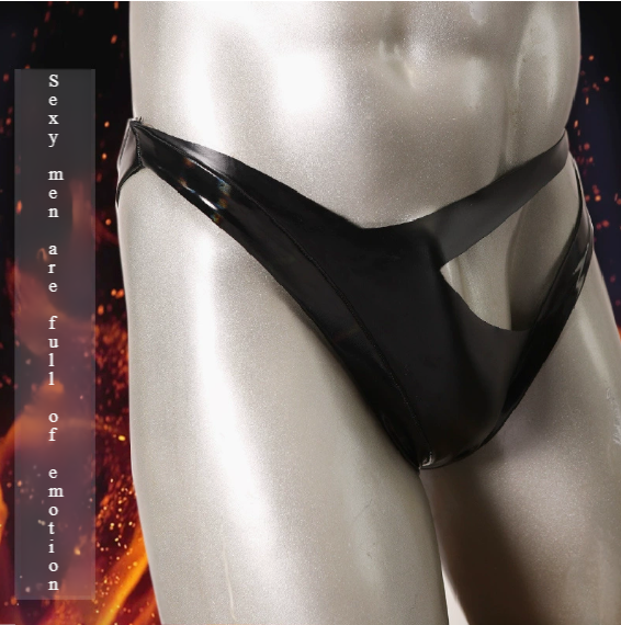 NK66 Colorful Splicing Ammonia Triangle Pants Sexy Plastic Tight Hollow Hip Low Waist Charm Color Ne